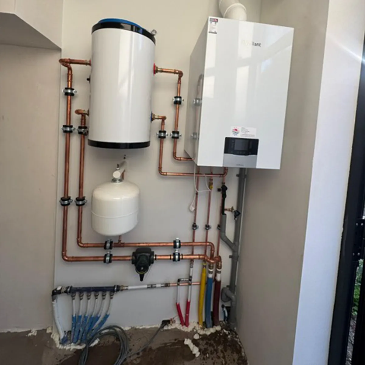 CV-ketel met buffervat geïnstalleerd door VDTK
